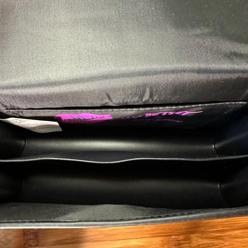 Betsey Johnson Black Handbag with Chain Accents 🖤 - Picture 9 of 11